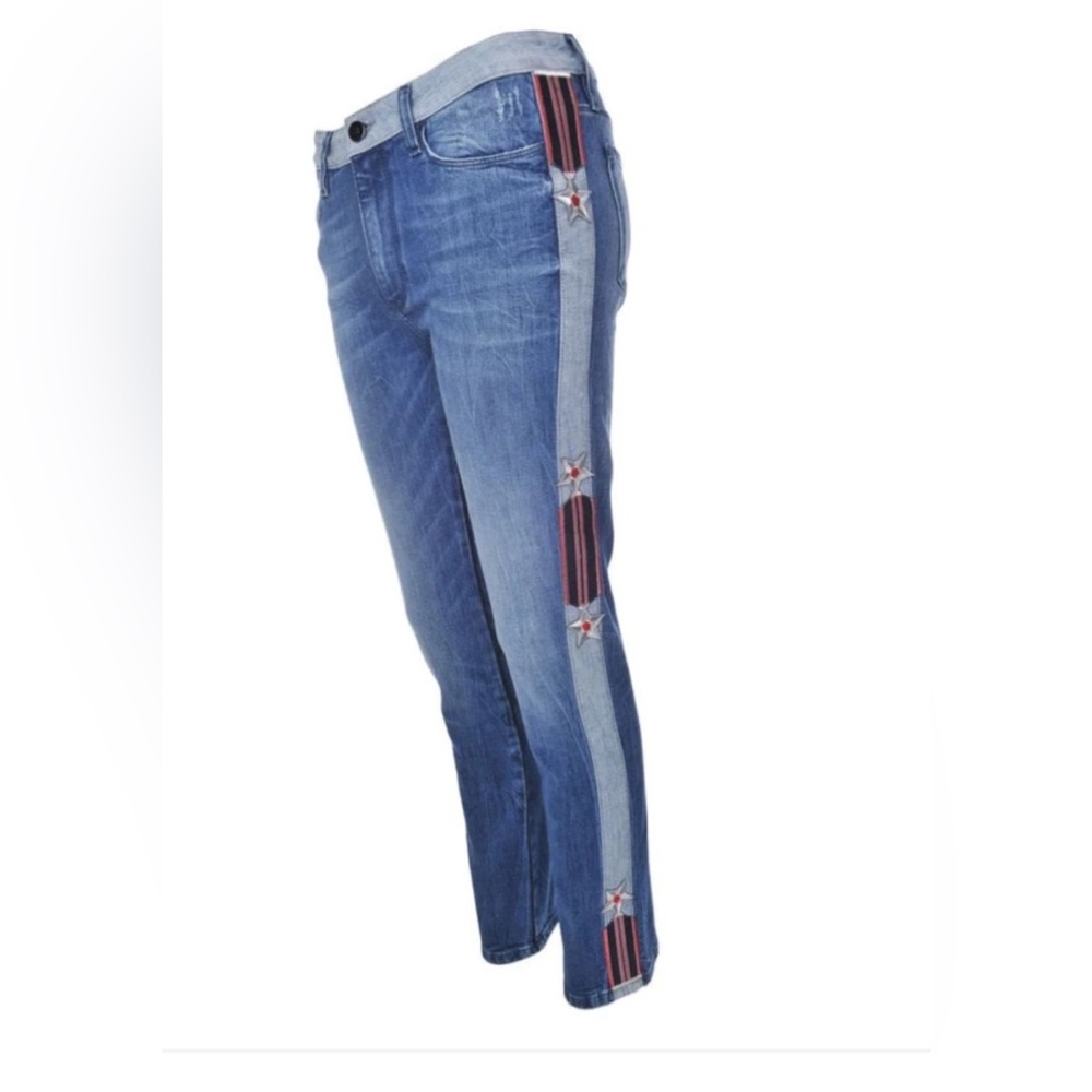 Brand New BROCKENBOW Nico Tuxedo slim cropped L Tokyo blue with tags